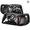 Spec-D Tuning 93-97 Ford Ranger Headlights- Black 2LCLH-RAN93JM-OZ - alternate 1